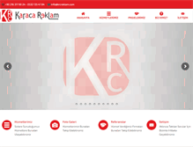 Tablet Screenshot of krcreklam.com